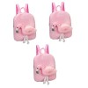 SHERCHPRY Peluches Sac en Peluche Préscolaire Sac Décole Maternelle Sac à Goûter Flamant Rose Enfant Rougir Tons De Terre