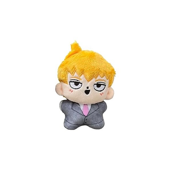 Gooyeh Mob Psycho 100 Peluche de dessin animé Kageyama Shigeo/Reigen Arataka Poupée en peluche mignonne pour chambre canapé d