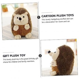 VICASKY 1Pc Peluche Hérisson Statue Peluche Hérisson Animal en Peluche Animal en Peluche Jouet Animal Poupée Peluche Hérisson