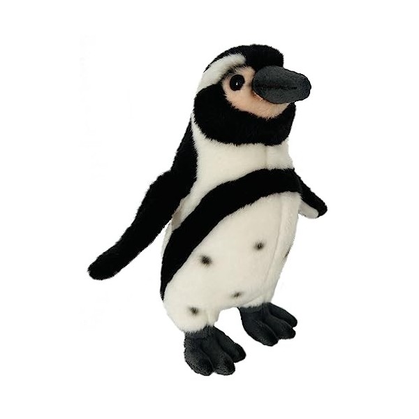 Teddy Hermann 90033 Peluche pingouin Humboldt 25 cm avec garnissage recyclé
