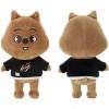 SHENGANG Stray Kids Skzoo Plush Dwaekki Cartoon Animated Plush Toy Cute Animal Plush Toy,Can be DIY,Suitable for SK Fans, The