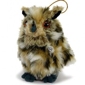 LAJOS Chouette tachetée en peluche 12 cm