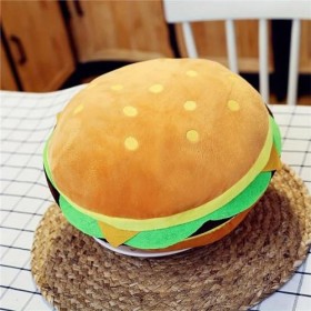 LEADICE Jouet en Peluche 30 cm Frites/Burger/Pizza Doux et drôle en Peluche Dessin animé Simulation Frites Burger Oreiller Pe