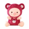 URFEDA Cochon en Peluche Oreiller en Peluche, Animaux en Peluche Kawaii Jouet Cochon Doux Poupée Peluche Coussin Jouets en Pe