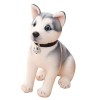 URFEDA Simulant Chien Akita Peluche Coussin en Peluche Chien Akita Animal en Peluche Poupée en Position, Doudou pour Enfants 