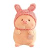 JAWSEU Mignon Cochon en Peluche Jouet en Peluche de Cochon Doudou Cochon Joufflu Jouet Oreiller Confortable Douce Poupée Pelu