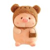 JAWSEU Mignon Cochon en Peluche Jouet en Peluche de Cochon Doudou Cochon Joufflu Jouet Oreiller Confortable Douce Poupée Pelu