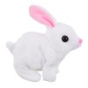 Vaguelly Simulation Lapin Poupée Mignon Lapin Poupée Électrique Simulation Lapin Jouet Doux Câlin Lapin en Peluche Lapin en P