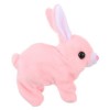 Vaguelly Simulation Lapin Poupée Mignon Lapin Poupée Électrique Simulation Lapin Jouet Doux Câlin Lapin en Peluche Lapin en P