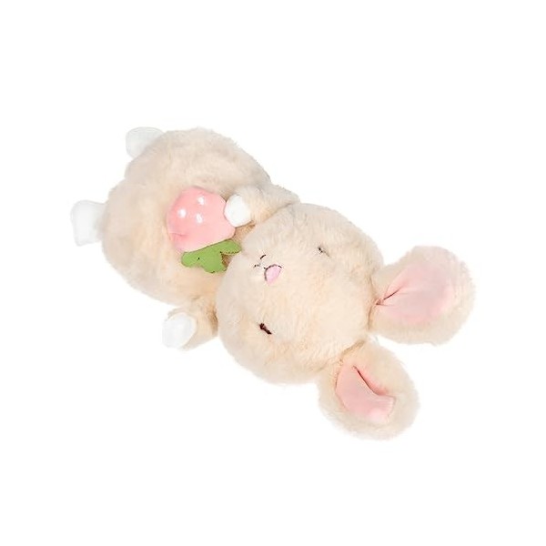 Mini lapin câlin fait à la main - Cadeau de Pâques mignon - Décoration de lapin de Pâques - Figurine de lapin en peluche dans une boîte - Soutien