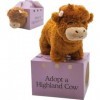 Adoptez une peluche de vache des Highlands animal en peluche de vache mignonne jouets réalistes en peluche de bétail des High