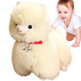GECAM Jouet en Peluche dalpaga, Animal en Peluche dalpaga,Peluches d’alpaga moelleuses - Peluche d’Animal en Peluche, Cadea
