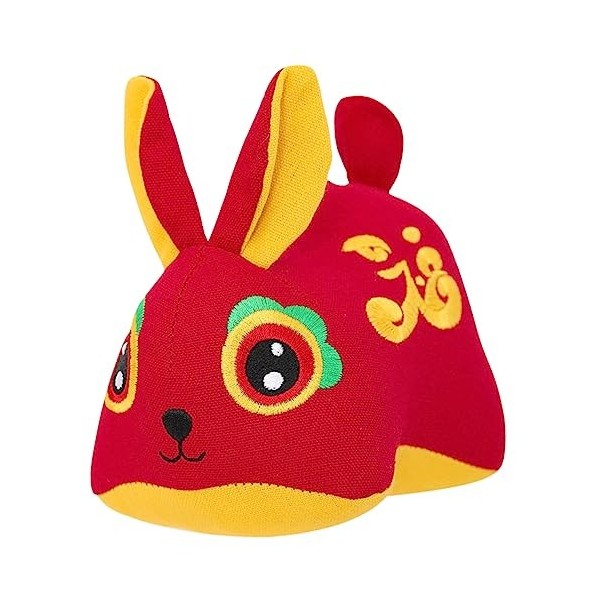 VICASKY Année du Lapin Mascotte en Peluche Themberchaud Peluche Paresseux en Peluche Jouet en Peluche Fengshui Figurine Anima