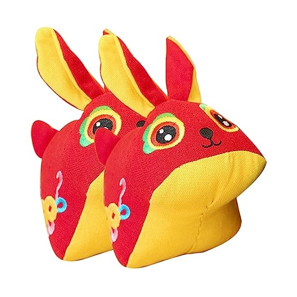 VICASKY Année du Lapin Mascotte en Peluche Themberchaud Peluche Paresseux en Peluche Jouet en Peluche Fengshui Figurine Anima