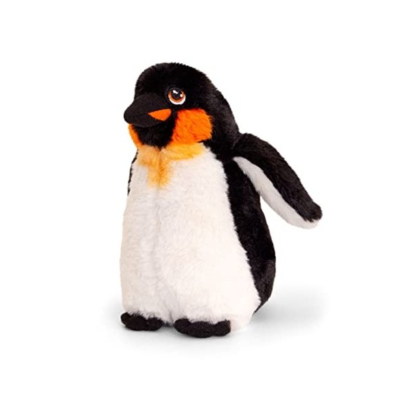 Deluxe Paws Jouets écologiques en Peluche 100 % recyclées Pingouin Empereur 