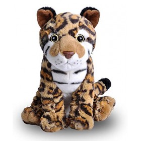 Wild Republic peluche ocelot, Cuddlekins doudouier, Cadeaux pour enfants, 30 cm, 21505, Multicolore
