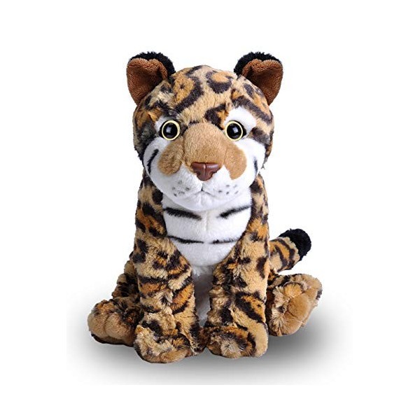 Wild Republic peluche ocelot, Cuddlekins doudouier, Cadeaux pour enfants, 30 cm, 21505, Multicolore