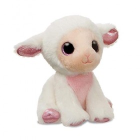 Aurora, 61277, Sparkle Tales, Agneau Millie, 13&nbsp;cm, Peluche, Rose et Blanc