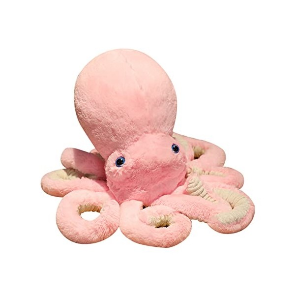 LICHENGTAI Pieuvre en Peluche, Grande Peluche Calamar Géant Peluche Pieuvre Jouet Animal de mer Câlin Décoration Calmar Anima