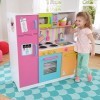 KidKraft Cuisine Enfant en Bois Deluxe Big and Bright incluant Accessoires et ustensiles, Dinette avec téléphone, Jeu dimita