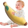 Bavokon Poupée en Peluche aux Fruits | Simulation Mignon Carotte Avocat Banane Champignon en Peluche Oreiller - Banane Fruits