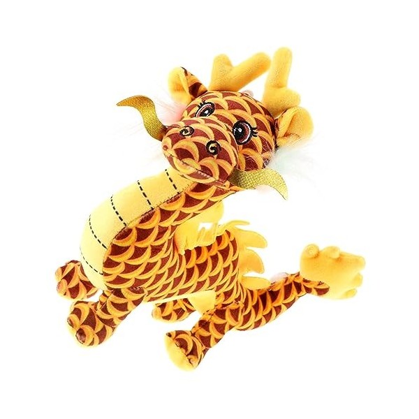 Toyvian Animal Pelucheux pour Les Enfants Poupée du Zodiaque Chinois Décor De Poupée Dragon Mascotte en Peluche du Nouvel Dra