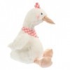 ERINGOGO Grande Poupée doie Blanche Jouets De Canard en Peluche Oreiller De Confort Peluche Animal Géant Oreiller De Taille 