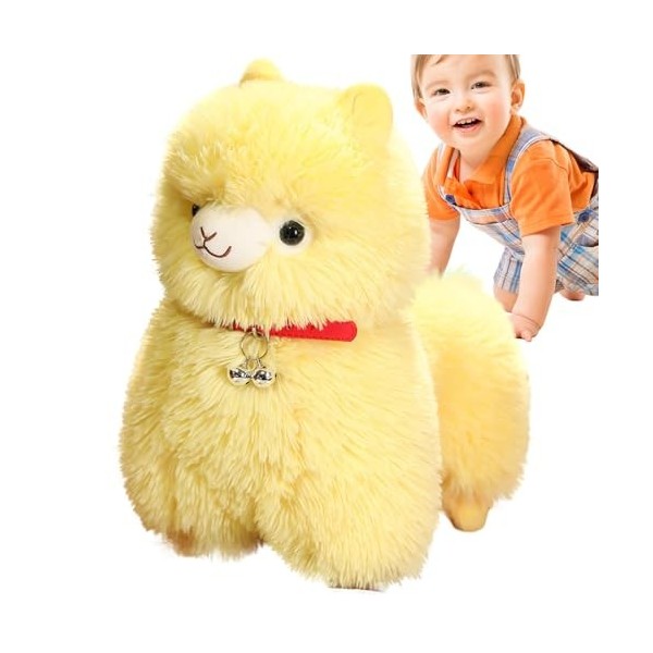 CENMOO Jouet en Peluche dalpaga, Animal en Peluche dalpaga,Peluches d’alpaga moelleuses - Peluche d’Animal en Peluche, Cade