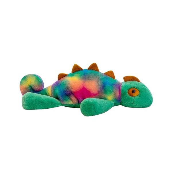 hanwen Peluche caméléon - Oreiller en Peluche réaliste pour Animaux en Peluche caméléon - Adorable Oreiller en Peluche camélé