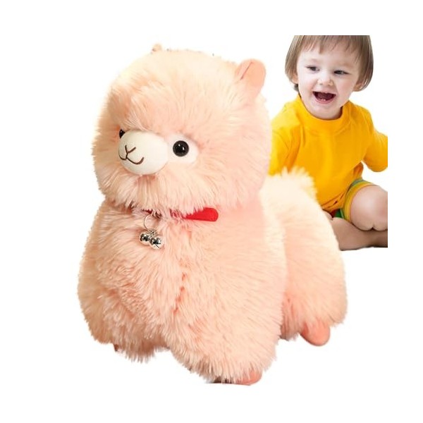 AALLYN Peluche Alpaga en Peluche,Alpaga Peluche Peluche - Peluches d’alpaga moelleuses,Oreiller câlin en Peluche, Coussin Dou