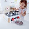 Hape Cuisinière Barbecue Grill 2-en-1, Jeu dImitation Enfants de 3 Ans et Plus - Encourage la Créativité, la Motricité Fine 