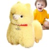 Vesone Peluche dalpaga en Peluche, Peluche dalpaga, Peluche Lama, Coussin Doux et Moelleux, Oreiller câlin, Coussin Doux et