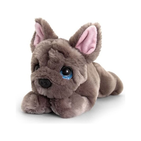 Keel Toys Peluche Chiot Bouledogue français 25 cm, SD2629, Multicolore