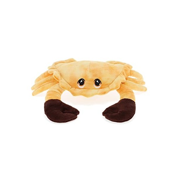 Keel Toys KEELECO - Peluche 100% recyclée - Jouet écologique pour Enfant - Peluche Crabe 25cm - SE2099