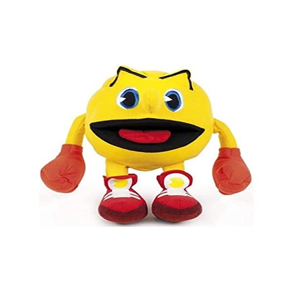 Grupo Moya Peluche PAC-Man - 30 cm - Style rétro - Grande - Bandai NAMCO Pac Man Plush Taille Unique