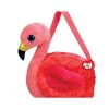 Ty - Sac à Bandoulière Peluche - Gilda le Flamant Rose, TY95109, Rose