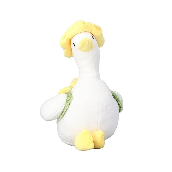 Peluche De Canard,Jouet En Peluche De Canard, Poupée En Peluche De Canard à Fleurs, Jolis Chapeaux Floraux, Sacs à Dos, Corps