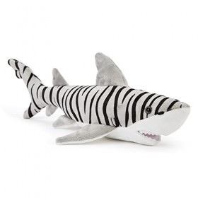 Zappi Co Peluche pour Enfants Requin Tigre Jouet en Peluche 22-24 cm Collection danimaux Safari Peluche Nouveau Né Enfant 