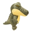 ISAKEN Crocodile Peluche Animaux, Alligator Peluche Jouet Crocodile Animal en Peluche Cuddly Oreiller Douce Poupée Huggable J