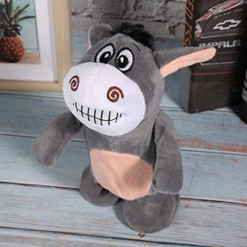 Bagima Jouer en Peluche âne Parlant 20 × 13 × 8 Petit âne en Peluche Poupée Jouet Simulation âne Parlant Enfants Poupée Jouet