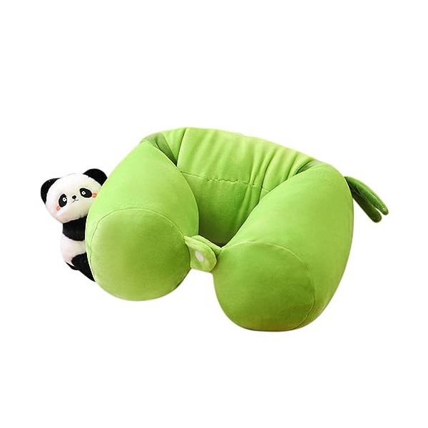 LICHENGTAI Tube de Bambou Long Oreiller en Peluche Panda Jouet en Peluche Petite poupée Panda avec Bambou câlin Tube de Bambo