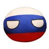 Polandball Russie countryball en Peluche Pays-Ball en Peluche Jouets Pays De Ball National Mini Poubelle Tête Oreiller Color