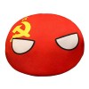 Polandball Russie countryball en Peluche Pays-Ball en Peluche Jouets Pays De Ball National Mini Poubelle Tête Oreiller Color