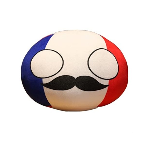 Polandball Russie countryball en Peluche Pays-Ball en Peluche Jouets Pays De Ball National Mini Poubelle Tête Oreiller Color