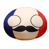 Polandball Russie countryball en Peluche Pays-Ball en Peluche Jouets Pays De Ball National Mini Poubelle Tête Oreiller Color