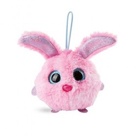 NICI 46879 NICIdoos BallBies Lapin en peluche avec boucle de suspension 9 cm - Peluches lapins pour enfants et adultes dès 3 