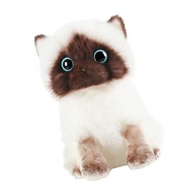 SAFIGLE Peluche Lancer Doux Jouet De Poupée De Chat Mignon Ornement De Modèle De Chat Petite Poupée Chat Coussin Décoratif po