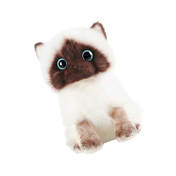 SAFIGLE Peluche Lancer Doux Jouet De Poupée De Chat Mignon Ornement De Modèle De Chat Petite Poupée Chat Coussin Décoratif po