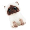 SAFIGLE Peluche Lancer Doux Jouet De Poupée De Chat Mignon Ornement De Modèle De Chat Petite Poupée Chat Coussin Décoratif po