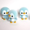 Nosii Penguin Plastique Velours Jouet Pingouin Poupée Mini Mignon en Plastique Peluche Surface Animal Poupée Bébé Main Jouet 